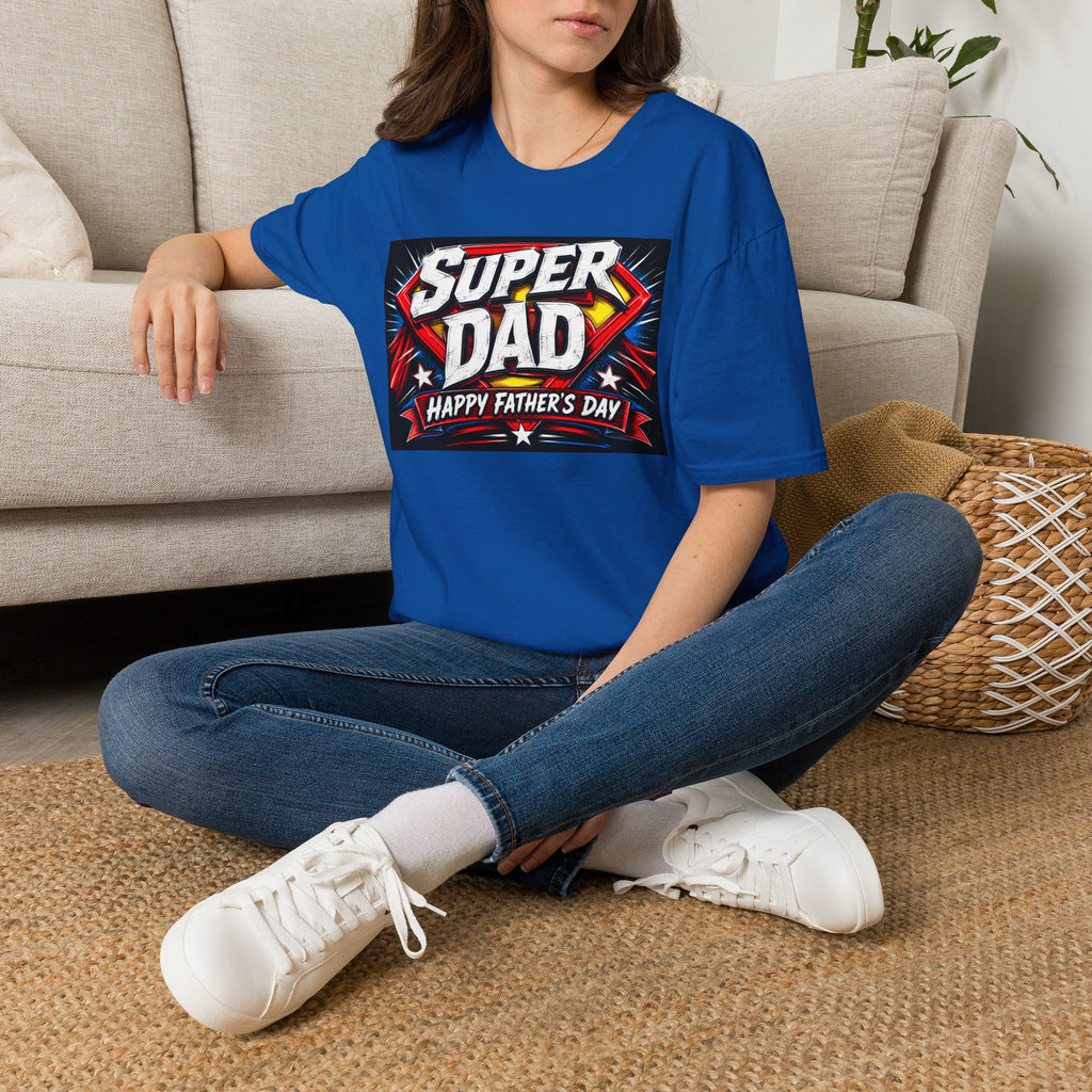Super Dad Father's Day T-Shirt — Comic Superhero Dad Design