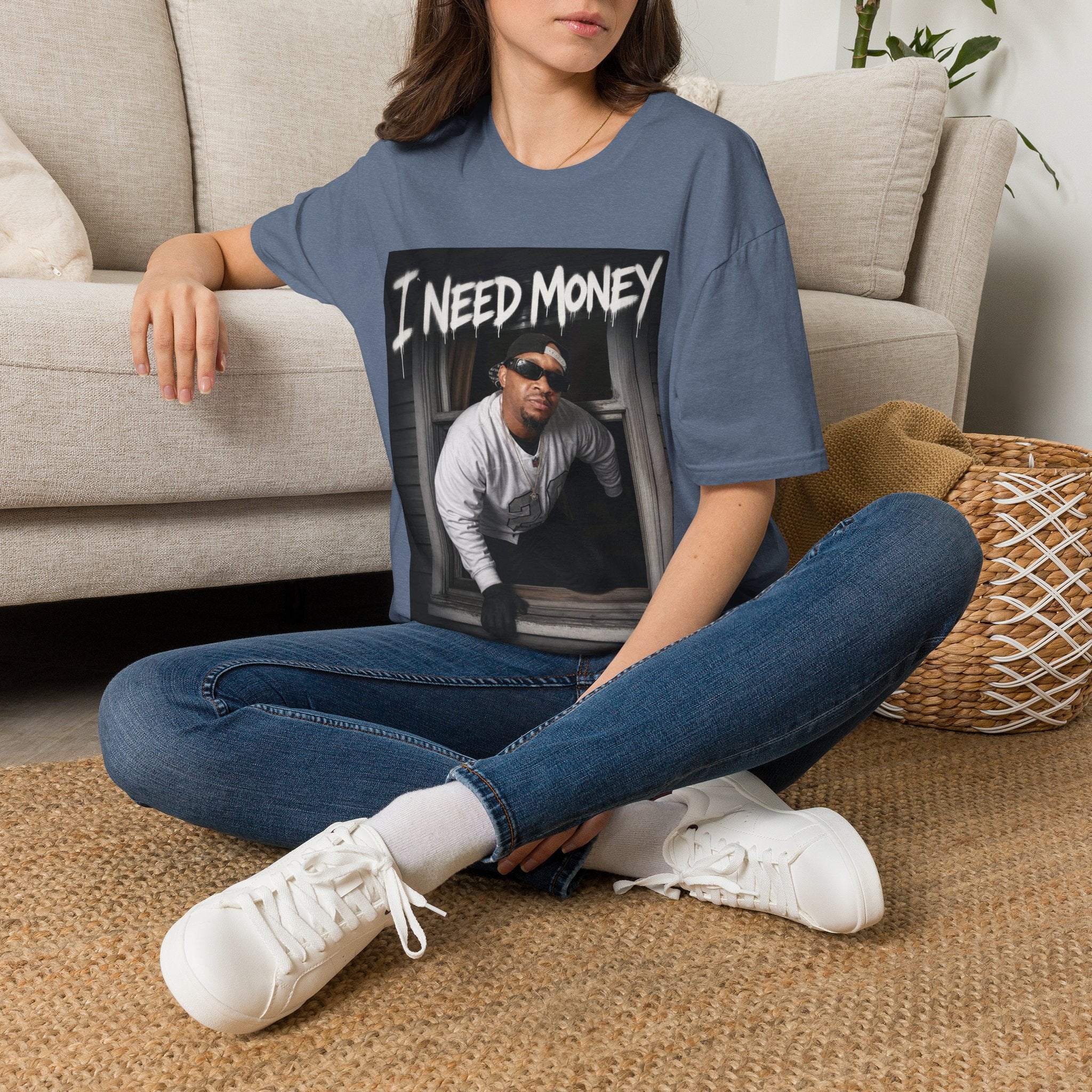 I Need Money T‑Shirt – Funny Photo Graphic Tee