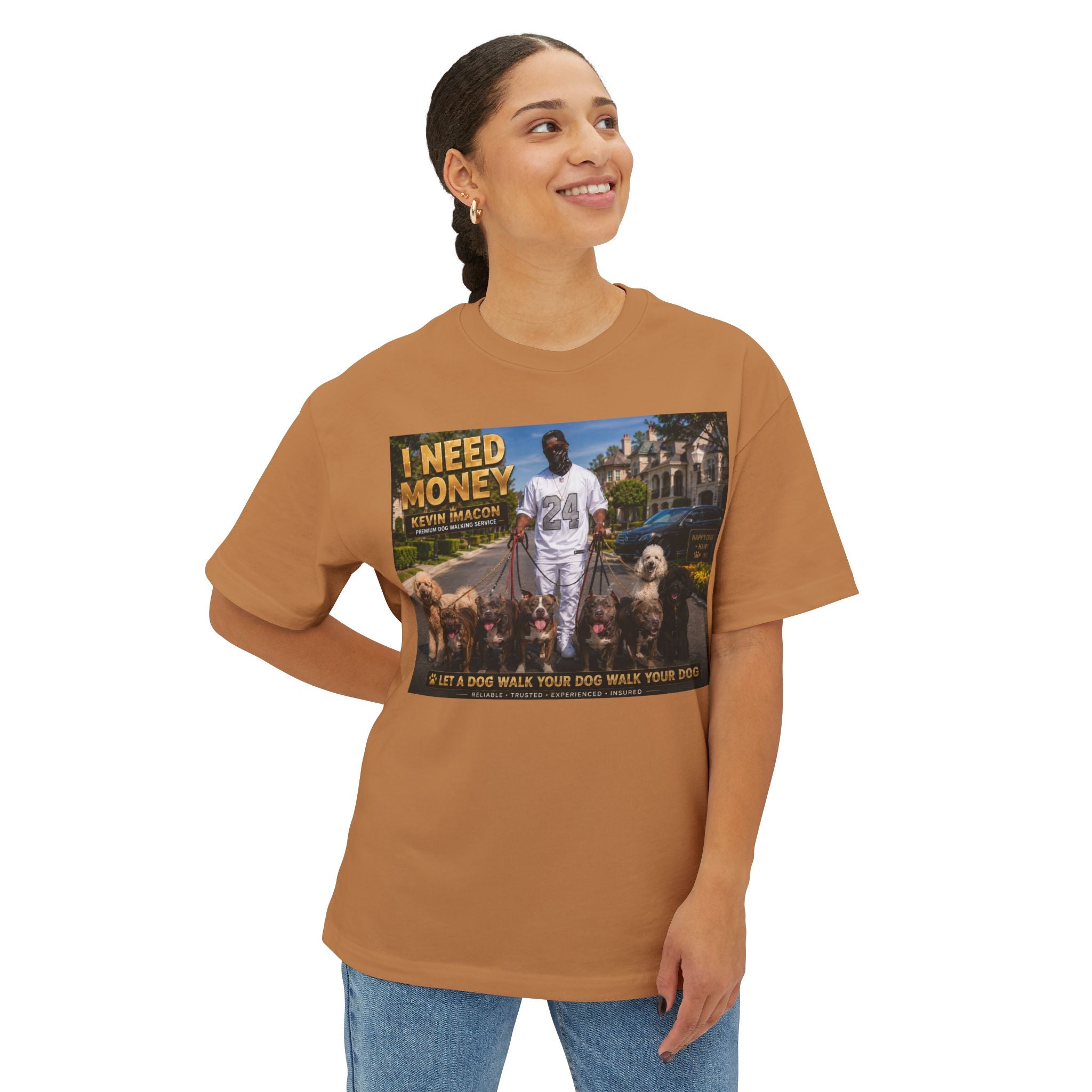 I Need Money Tee —  Dog-Walk Graphic T-Shirt