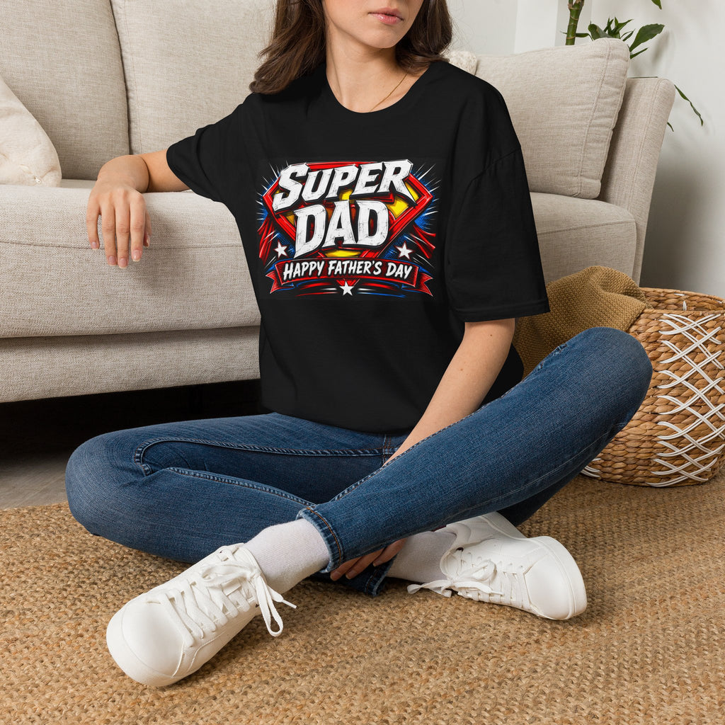 Super Dad Father's Day T-Shirt — Comic Superhero Dad Design