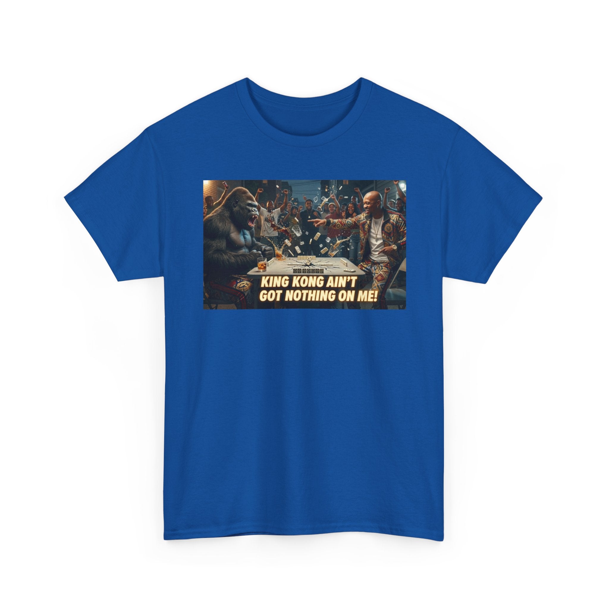 Movie Scene Graphic Tee — "King Kong Ain’t Got Nothing On Me" Crew T‑Shirt