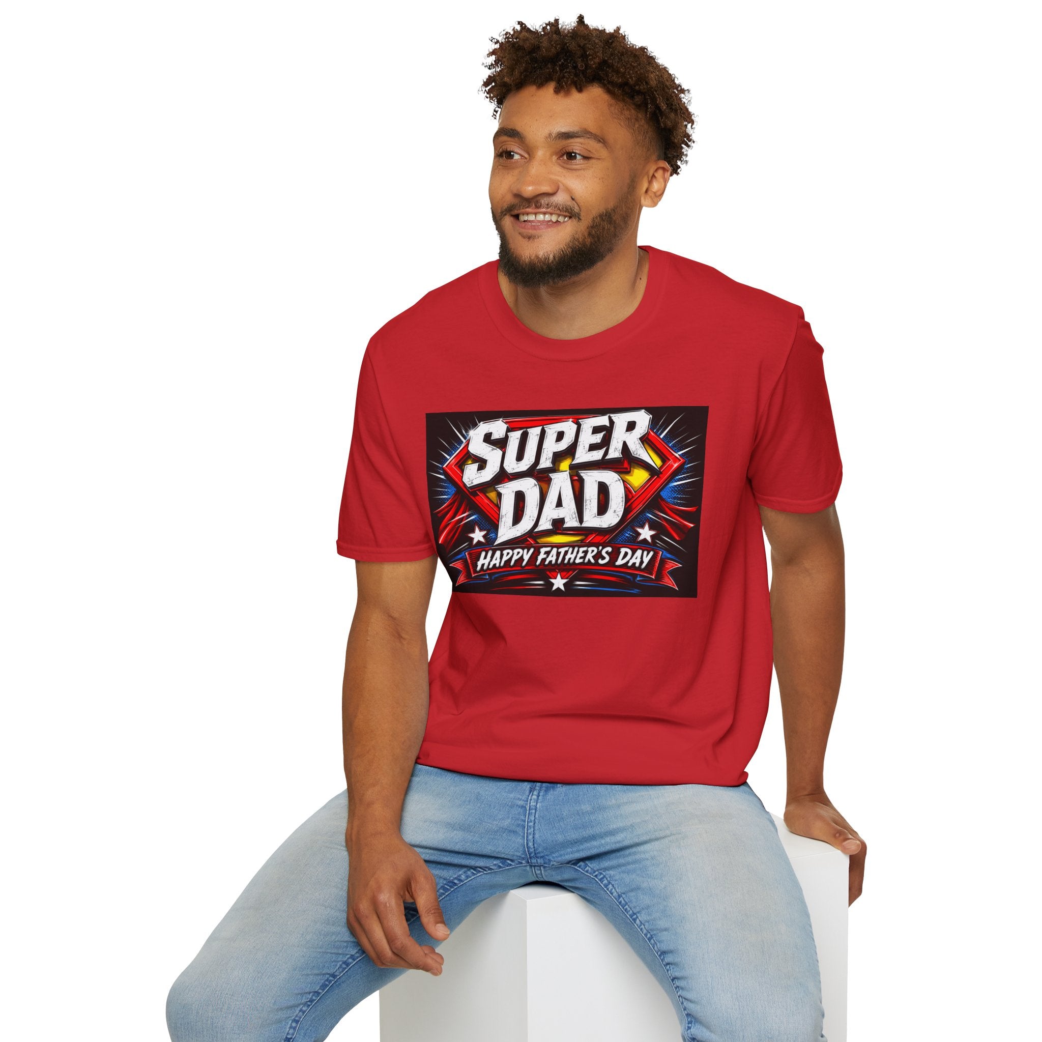 Super Dad Father's Day T-Shirt — Comic Superhero Dad Design