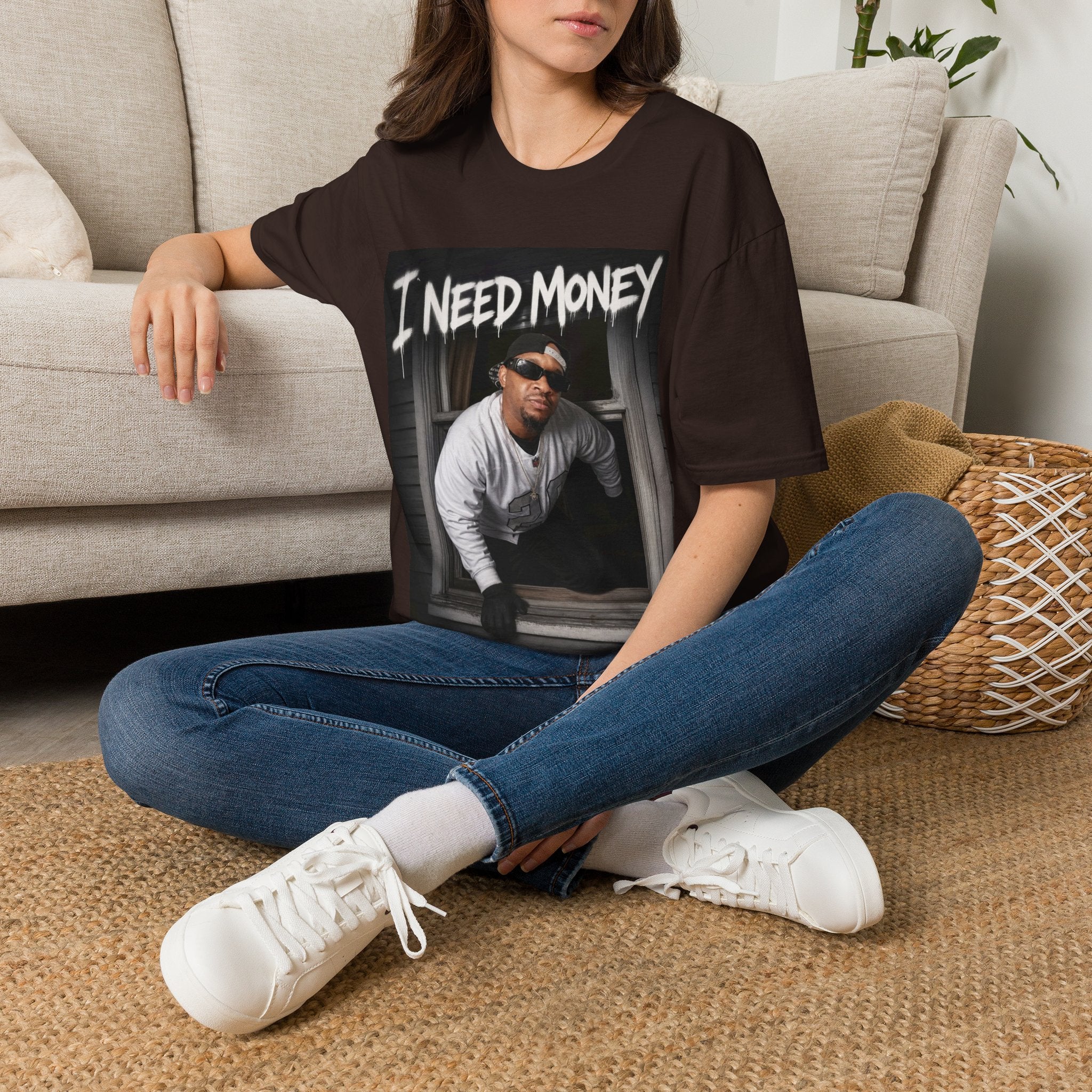 I Need Money T‑Shirt – Funny Photo Graphic Tee