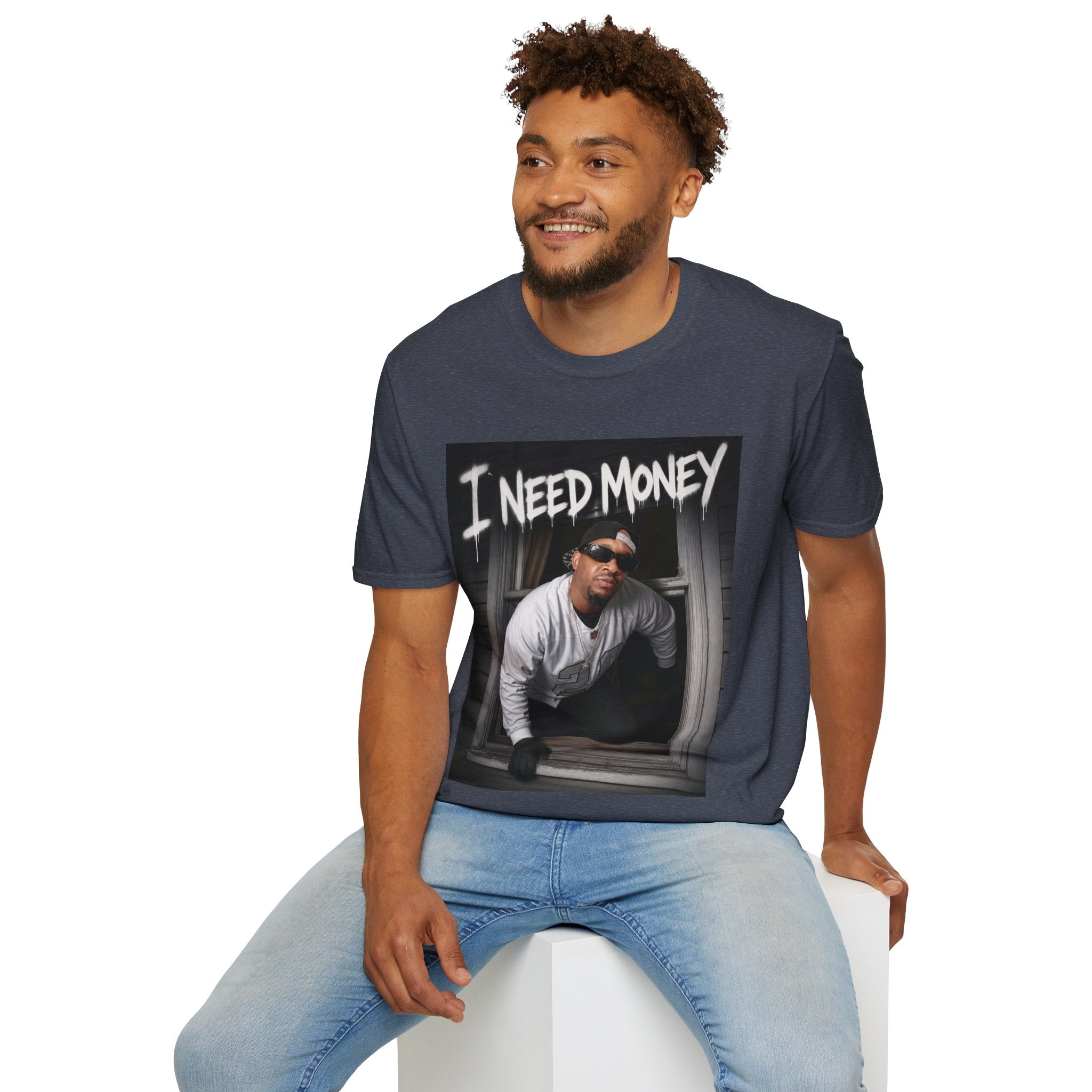 I Need Money T‑Shirt – Funny Photo Graphic Tee