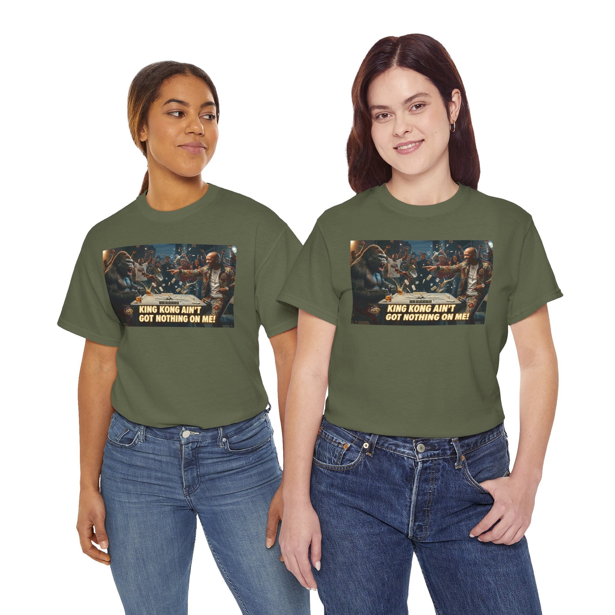 Movie Scene Graphic Tee — "King Kong Ain’t Got Nothing On Me" Crew T‑Shirt