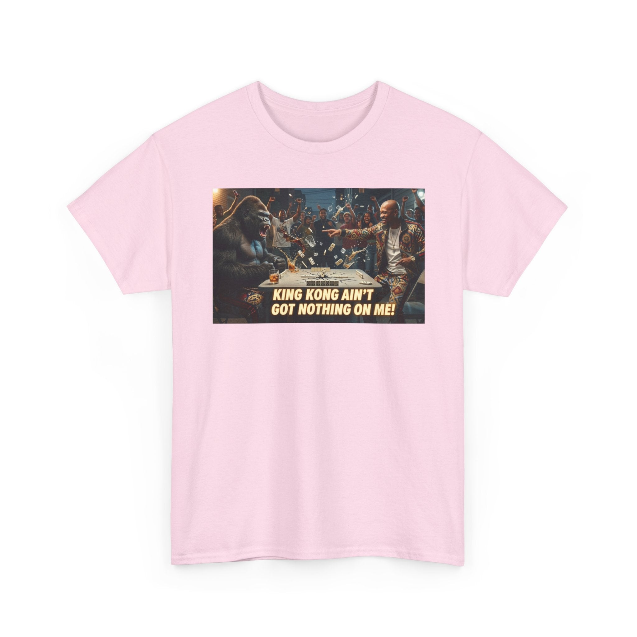 Movie Scene Graphic Tee — "King Kong Ain’t Got Nothing On Me" Crew T‑Shirt