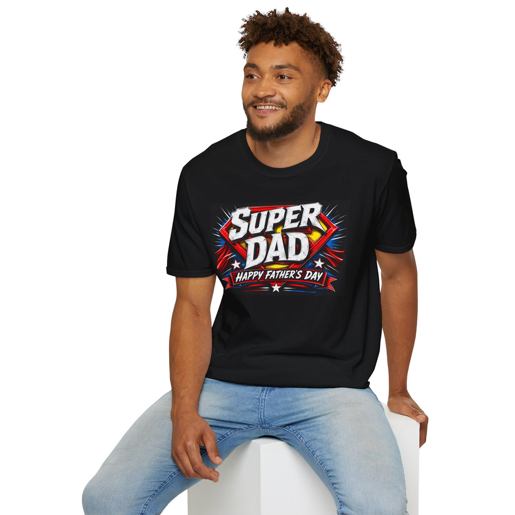 Super Dad Father's Day T-Shirt — Comic Superhero Dad Design