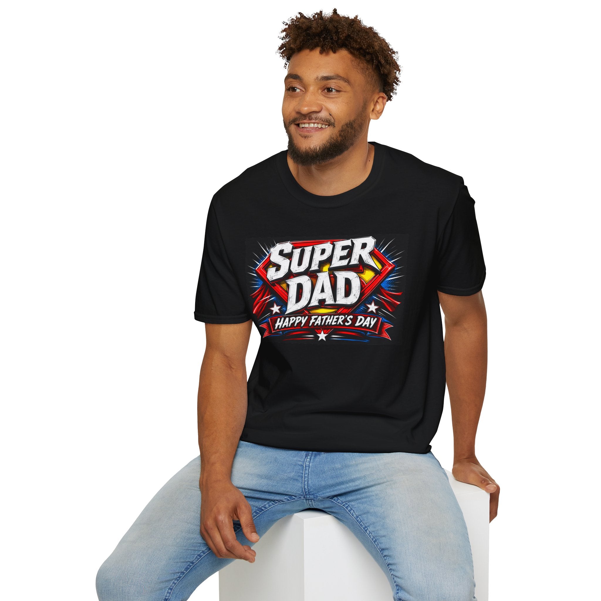 Super Dad Father's Day T-Shirt — Comic Superhero Dad Design