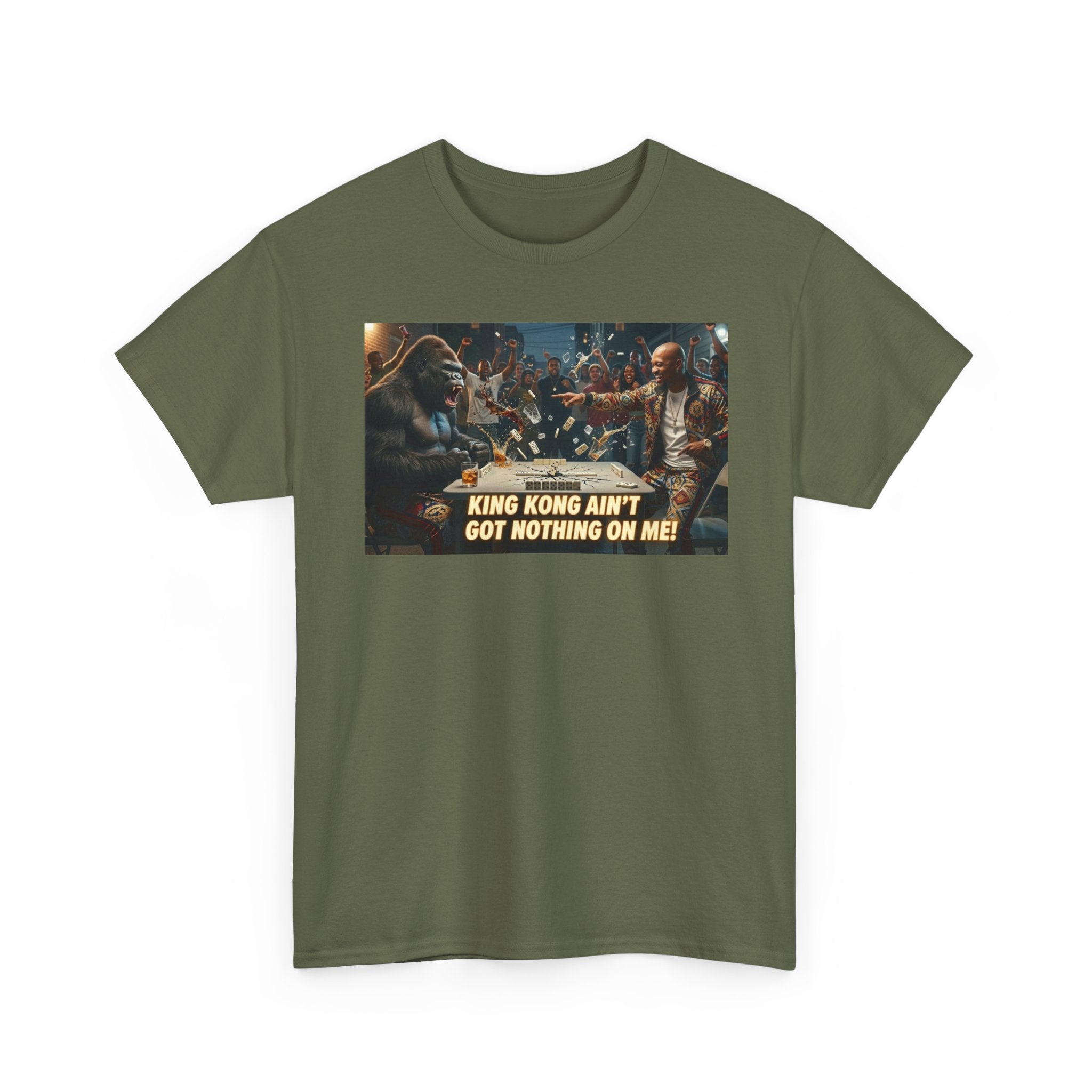 Movie Scene Graphic Tee — "King Kong Ain’t Got Nothing On Me" Crew T‑Shirt